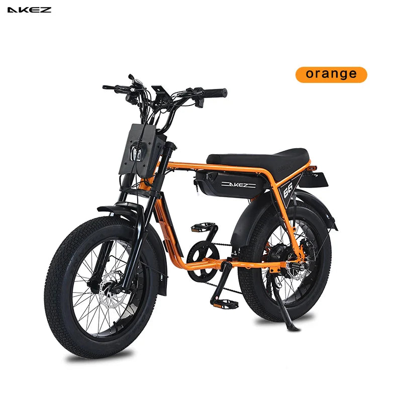 HKM-257811 Electric Bike 48V 750W Dual Suspension with 13Ah Lithium Battery, 7-Speed Gears, and Hydraulic Brakes, Ideal for Commuting and Off-Roading