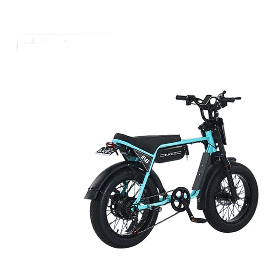 HKM-257811 Electric Bike 48V 750W Dual Suspension with 13Ah Lithium Battery, 7-Speed Gears, and Hydraulic Brakes, Ideal for Commuting and Off-Roading