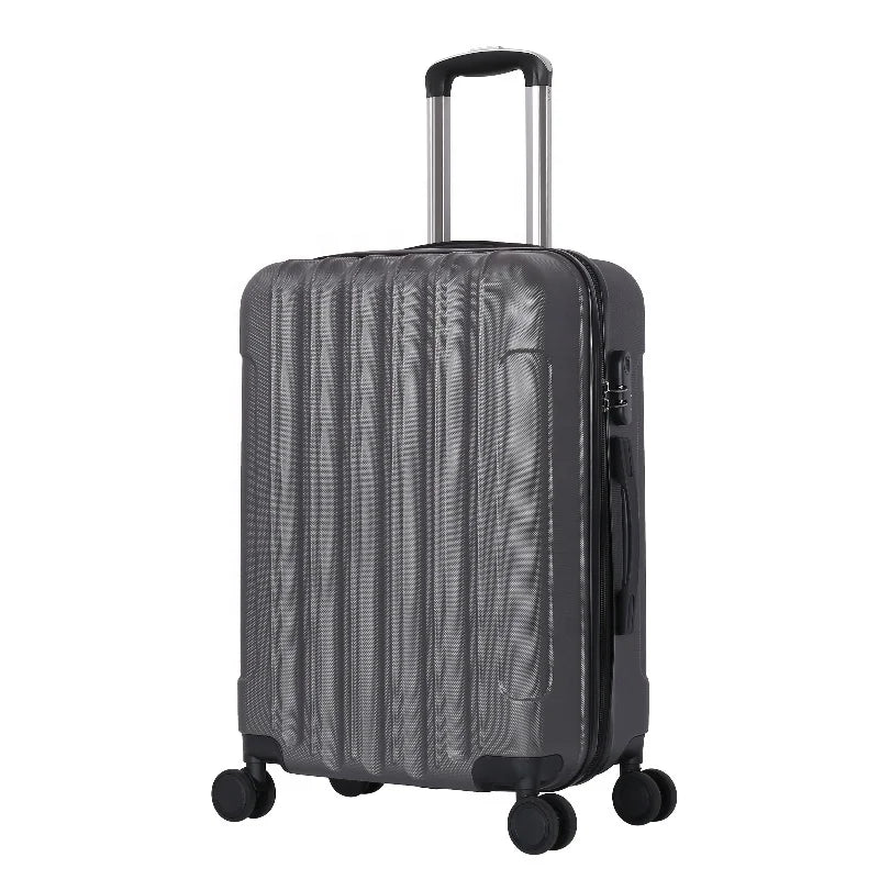 HKM-257875 Durable ABS Hard Shell Spinner Carry-On Trolley Suitcase for Travel