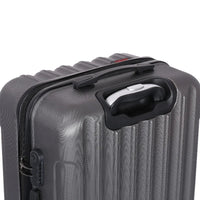 HKM-257875 Durable ABS Hard Shell Spinner Carry-On Trolley Suitcase for Travel