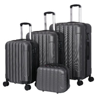HKM-257875 Durable ABS Hard Shell Spinner Carry-On Trolley Suitcase for Travel