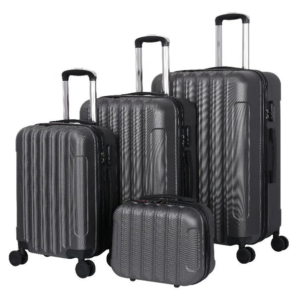 HKM-257875 Durable ABS Hard Shell Spinner Carry-On Trolley Suitcase for Travel