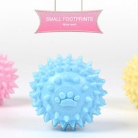HKM-2579645 Interactive Rubber Chew Ball for Dogs and Cats - Tooth Cleaning and Durable Design - 6cm Pet Toy