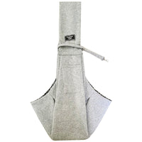 HKM-2580413 Lightweight Breathable Pet Sling Backpack for Small Dogs and Puppies, Adjustable Shoulder Carrier, Soft Cotton Design