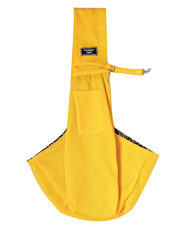 HKM-2580413 Lightweight Breathable Pet Sling Backpack for Small Dogs and Puppies, Adjustable Shoulder Carrier, Soft Cotton Design
