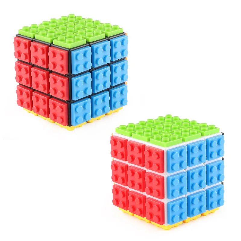 HKM-258067 DIY 3D Building Blocks 3x3 Magic Cube Educational Toy for Children and Adults