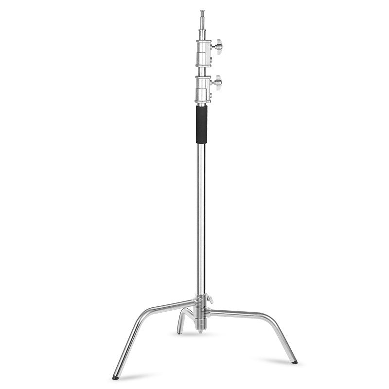 HKM-258195 Stainless Steel C-Frame Photography Light Stand Tripod for Film and Television