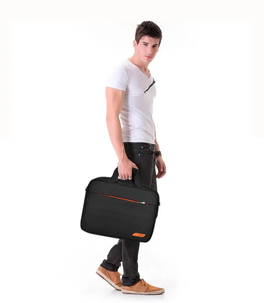 HKM-258195 Waterproof Polyester Crossbody Laptop Bag for Business and Travel