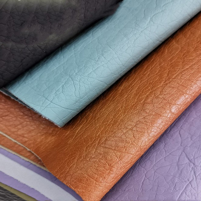 HKM-258323 Double-Color Elephant Pattern PU Leather Fabric - 1.0mm Thickness, 137cm Wide, Multiple Colors