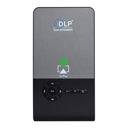 HKM-258323 Portable 3D DLP HD Projector - Wireless Mobile Phone Compatibility, 10-120 Inch Image Size, 3-3.5 Hours Standby Time