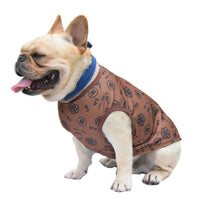 HKM-2583741 Coffee Printed Pet Vest for Dogs - Available in Multiple Sizes (XS-3XL)
