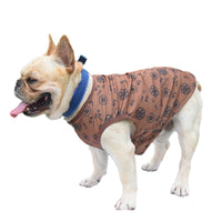 HKM-2583741 Coffee Printed Pet Vest for Dogs - Available in Multiple Sizes (XS-3XL)