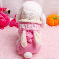 HKM-2584509 Long-Eared Bunny Four-Legged Dog Outfit in Cotton - Casual Pet Clothing