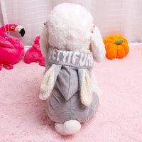 HKM-2584509 Long-Eared Bunny Four-Legged Dog Outfit in Cotton - Casual Pet Clothing