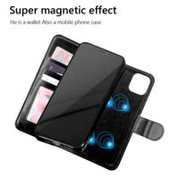 HKM-258515 PU Leather Classic Flip Cover Wallet for Mobile Phones - Business Style in Black, Rose Red, White, Brown