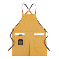 HKM-258515 Sleeveless Cowboy Apron for Home and Work - Eco-Friendly Fabric, Multiple Colours Available