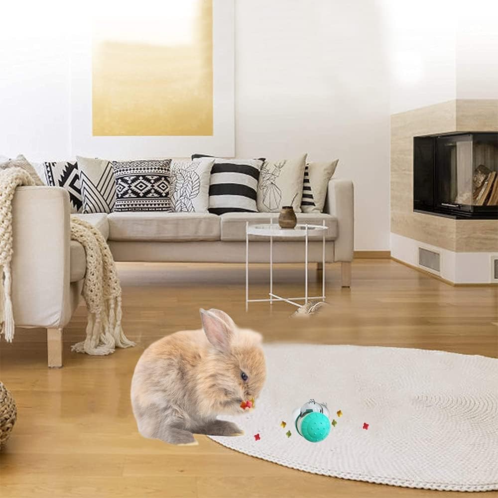 HKM-2585405 Interactive Treat Dispensing Ball for Dogs and Cats, Food Grade Material, Multifunctional Pet Feeder Toy