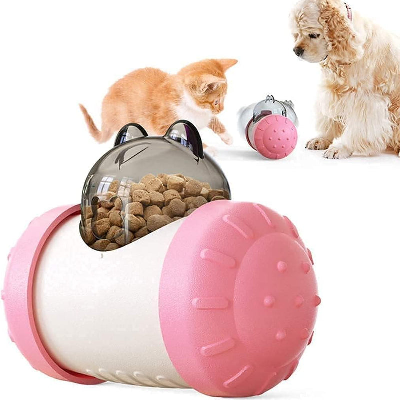 HKM-2585405 Interactive Treat Dispensing Ball for Dogs and Cats, Food Grade Material, Multifunctional Pet Feeder Toy