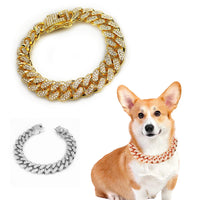 HKM-2585917 Hip Hop Style Pet Collar with Alloy Design - Available in Various Sizes