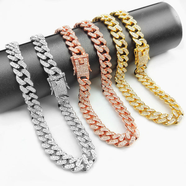 HKM-2585917 Hip Hop Style Pet Collar with Alloy Design - Available in Various Sizes