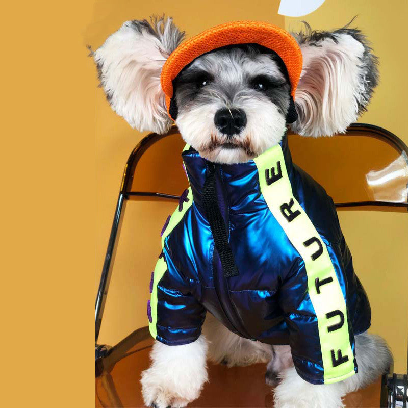 HKM-2586301 Embroidered Down Jacket for Small and Medium-Sized Dogs