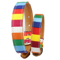 HKM-2587709 Colorful Dog Collar with Traction Leash ¨C Waterproof, Durable, Multi-Size Options