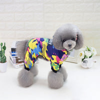 HKM-2588349 Autumn Winter Camouflage Four-Legged Pet Outfit in Cotton