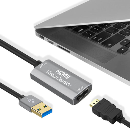 HKM-258835 USB HDMI Video Capture Card - Supports All Operating Systems, 3-Year Warranty