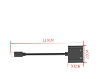 HKM-259027 Type-C to 3.5mm Headphone Jack Adapter Cable - Durable Nylon Braided, Compatible with Various Devices