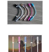 HKM-259027 Type-C to 3.5mm Headphone Jack Adapter Cable - Durable Nylon Braided, Compatible with Various Devices