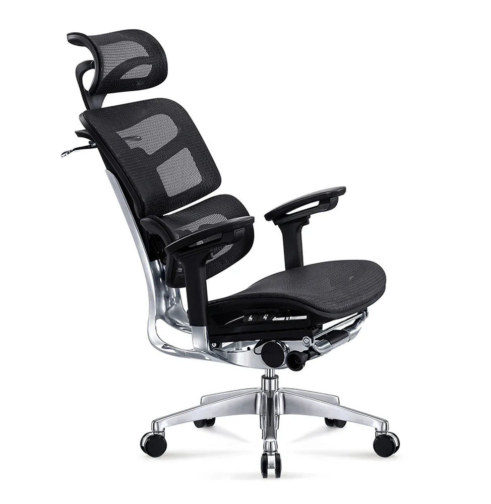 HKM-259091 Luxury Adjustable High Back Mesh Office Chair with 4D Armrests and Headrest