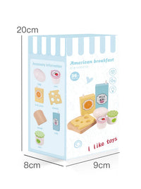 HKM-259091 Wooden Fruit and Vegetable Pretend Play Food Set for Kids Kitchen Role-Play