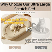 HKM-2591165 Ultra Large Sisal Cat Scratching Board with Cozy Lounge Design for Play and Rest