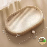HKM-2591165 Ultra Large Sisal Cat Scratching Board with Cozy Lounge Design for Play and Rest