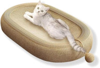 HKM-2591165 Ultra Large Sisal Cat Scratching Board with Cozy Lounge Design for Play and Rest