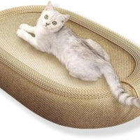 HKM-2591165 Ultra Large Sisal Cat Scratching Board with Cozy Lounge Design for Play and Rest