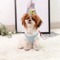 HKM-2592061 Cotton Stretch Dog Vest with Backpack Design for Summer Wear