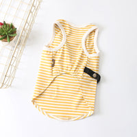 HKM-2592061 Cotton Stretch Dog Vest with Backpack Design for Summer Wear