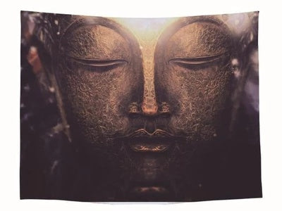 HKM-259347 Plush Fabric Geometric Abstract Tapestry for Bedroom and Living Room Décor