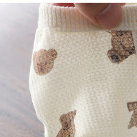 HKM-2594237 Casual Beige Short Sleeve Waffle Dog Shirt for Small Breeds