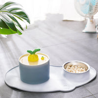 HKM-2595517 Rabbit and Radish Pet Water Dispensers with Optional Placemat and Bowl