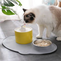 HKM-2595517 Rabbit and Radish Pet Water Dispensers with Optional Placemat and Bowl