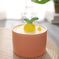 HKM-2595517 Rabbit and Radish Pet Water Dispensers with Optional Placemat and Bowl