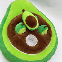 HKM-2599101 Cute Green Avocado Plush Doll - Soft PP Cotton Toy, 35*30cm
