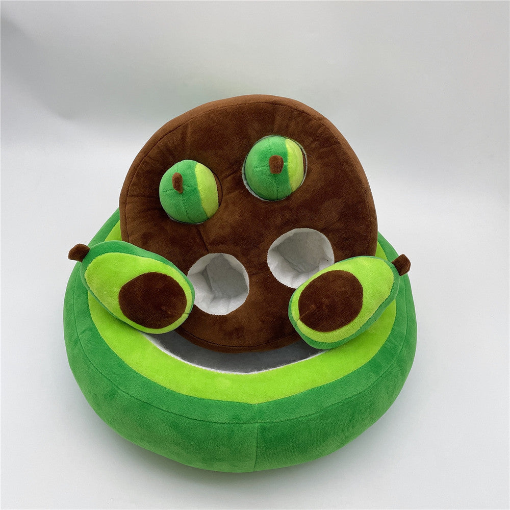 HKM-2599101 Cute Green Avocado Plush Doll - Soft PP Cotton Toy, 35*30cm