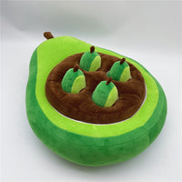 HKM-2599101 Cute Green Avocado Plush Doll - Soft PP Cotton Toy, 35*30cm
