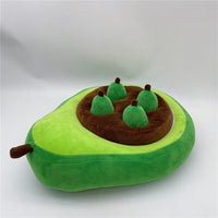 HKM-2599101 Cute Green Avocado Plush Doll - Soft PP Cotton Toy, 35*30cm