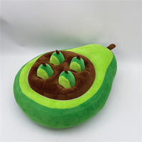 HKM-2599101 Cute Green Avocado Plush Doll - Soft PP Cotton Toy, 35*30cm