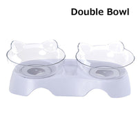 HKM-2599613 Elevated Non-Toxic Cat Feeding Bowl with Tilted Design and Non-Slip Base