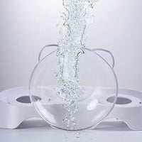 HKM-2599613 Elevated Non-Toxic Cat Feeding Bowl with Tilted Design and Non-Slip Base